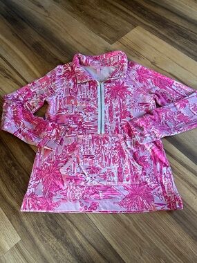 Lilly Pulitzer Skipper Popover Paradise Pink size Medium